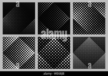 Nahtlose dot pattern Hintergrund Sammlung - abstrakt Vector Grafiken Stock Vektor