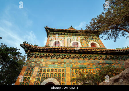 Alte Gebäude der Sommerpalast in Peking, China - Weltkulturerbe der UNESCO Stockfoto