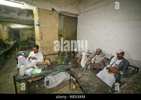 KHAT IN JEMEN Stockfoto