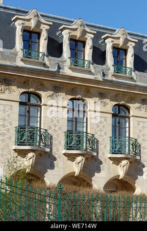 Frankreich, Meurthe et Moselle, Nancy, Haus im Jugendstil in Malzeville Straße Stockfoto