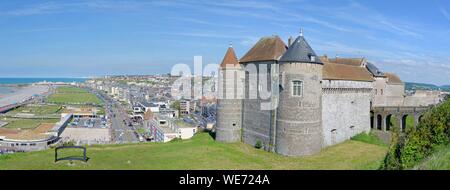 Frankreich, Seine Maritime, Pays de Caux, Côte d'Albatre, Dieppe, Schloss Museum Stockfoto