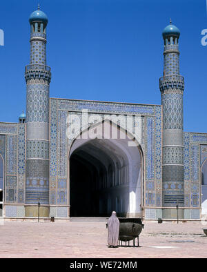 Die Große Moschee, Herat, Afghanistan, 1974 Stockfoto
