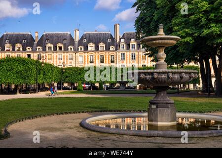 Frankreich, Paris, Place des Vosges Stockfoto