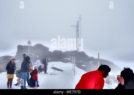 Blick vom Jungfraujoch col Stockfoto