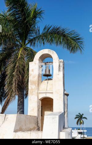 Mexiko, Campeche, Campeche, befestigte Stadt als Weltkulturerbe von der UNESCO, San Carlos Bastion aufgeführt Stockfoto