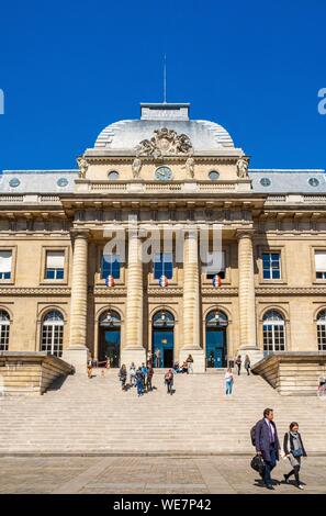 Frankreich, Paris, Bereich als Weltkulturerbe von der UNESCO, der Ile de la Cite, Palais de la Justice aufgeführt Stockfoto