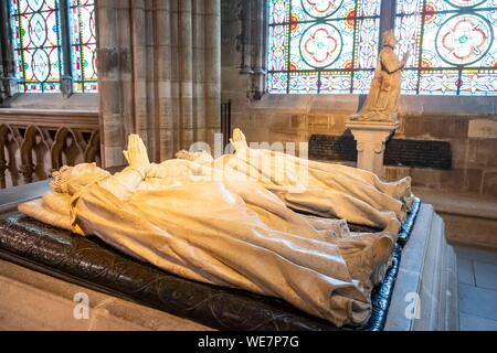 Frankreich, Seine Saint Denis, Saint Denis, die Kathedrale Basilica, Gisants von Henri II und Katharina von Medici Stockfoto