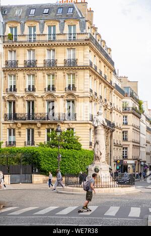 Frankreich, Paris, Nouvelle Athenes district, Place Saint Georges Stockfoto