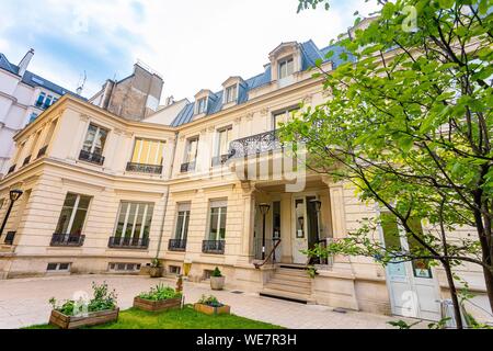 Frankreich, Paris, Nouvelle Athenes Bezirk, Chaptal Bibliothek Stockfoto