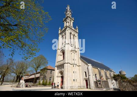 Frankreich, Meurthe et Moselle, Sächsische Sion, die Basilika von Notre Dame von Sion Stockfoto