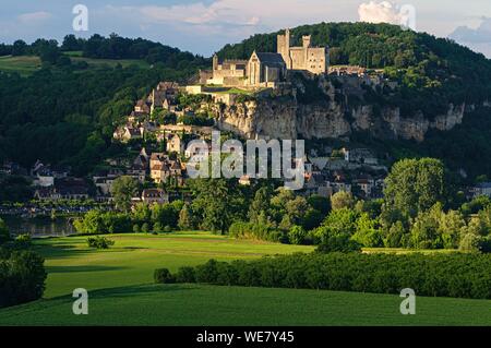 Frankreich, Dordogne, Beynac et Cazenac, Schloss, 13. Jahrhundert Stockfoto