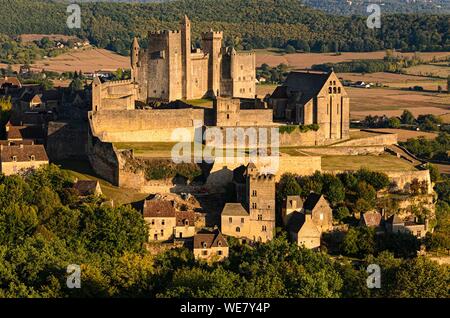 Frankreich, Dordogne, Beynac et Cazenac, Schloss, 13. Jahrhundert Stockfoto