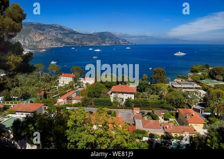 Frankreich, Alpes Maritimes, Saint Jean Cap Ferrat schöne Villen Stockfoto