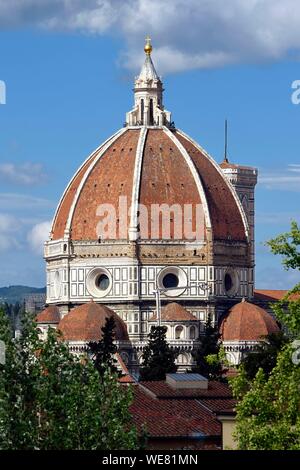 Italien, Toskana, Florenz, ein UNESCO Weltkulturerbe, der Dom Santa Maria del Fiore Stockfoto