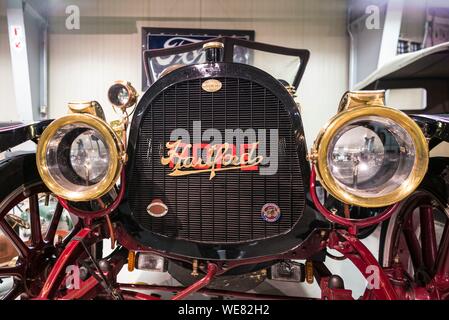 Usa, Maine, Mt. Desert Island, Seal Cove, Seal Cove Auto Museum, 1910 Pope-Hartford Stockfoto