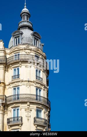 Frankreich, Rhone, Lyon, Altstadt als UNESCO-Weltkulturerbe, La Presqu'île, Place Bellecour, Le Royal Lyon MGallery von Sofitel 5 sterne hotel aufgeführt Stockfoto