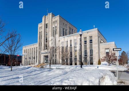 Kanada, Quebec Provinz, Mauricie region, Shawinigan und Umgebung, Rathaus Stockfoto