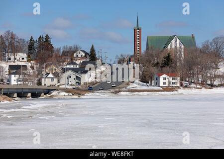 Kanada, Provinz New Brunswick, Chaleur Region, Stadt von Bathurst, Heilige Familie Katholische Kirche Stockfoto