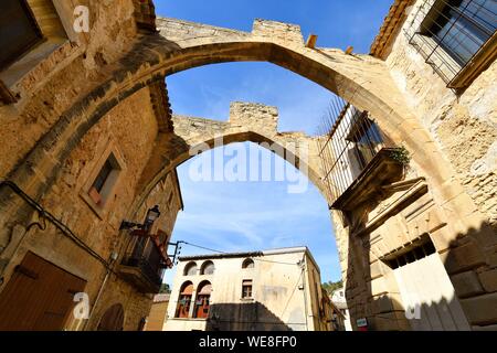 Spanien, Katalonien, Provinz Tarragona, Alt Camp Comarca, La Ruta del Cister, Kloster von Vallfogona de Riucorb Stockfoto