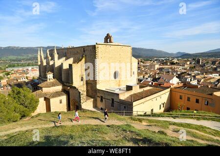 Spanien, Katalonien, Provinz Tarragona, Alt Camp Comarca, La Ruta del Cister, Torredembarra, Montblanc, der Kirche Santa Maria Stockfoto