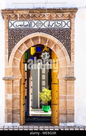 Marokko, Casablanca, Habous Bezirk Stockfoto