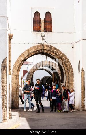 Marokko, Casablanca, Habous Bezirk Stockfoto