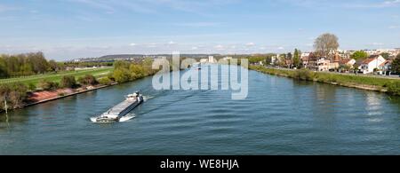 Frankreich, Yvelines (78), Maisons-Laffitte, Rennstrecke und Seine Fluss Stockfoto