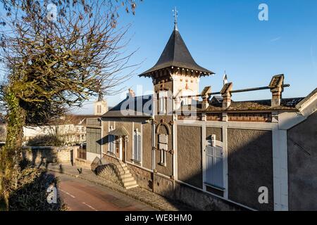 Frankreich, Yvelines (78), Montfort-l'Amaury, Maurice Ravel's House Stockfoto