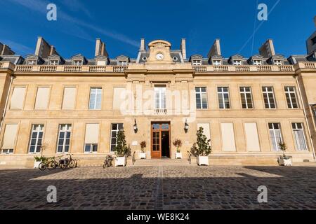 Frankreich, Paris, Rathaus der 7. Arrondissement von Paris, in der Fassade der Stadt Halle Stockfoto