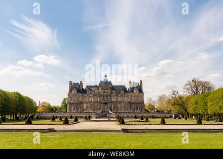 Frankreich, Yvelines (78), Maisons-Laffitte, Schloss von Mansart im 17. Jahrhundert Stockfoto