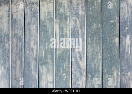 Aus lackiertem Metall Wand eines alten Container Stockfoto