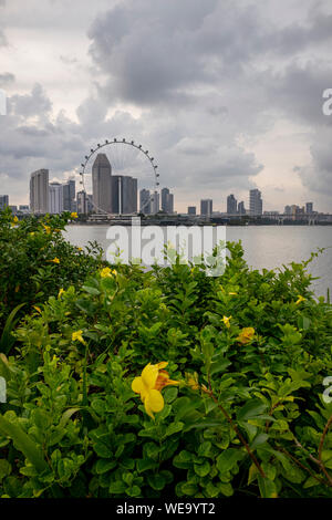 Hotel Marina Bay Sands in Singapur Stockfoto