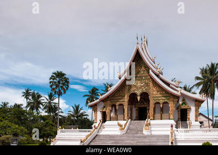 Hor Prabang in Luang Prabang Royal Palace Museum. Stockfoto