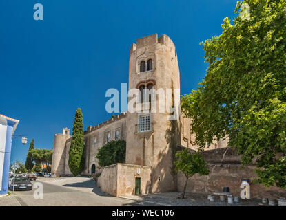 Pousada de Beja, Hotel am Schloss aus dem 15. Jahrhundert, in Alvito, Distrikt Beja, Alentejo Central, Portugal Stockfoto