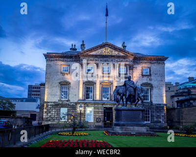 Die königliche Bank von Schottland Sitz auch als Dundas House bekannt am 30. Juli 2017 in Edinburgh, Schottland. Es war im Jahre 1774 für den Staatsmann Sir gebaut Stockfoto