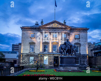 Die königliche Bank von Schottland Sitz auch als Dundas House bekannt am 30. Juli 2017 in Edinburgh, Schottland. Es war im Jahre 1774 für den Staatsmann Sir gebaut Stockfoto