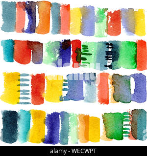 Zusammenfassung Hintergrund, Hand-Textur gemalt, Aquarell Malerei, Spritzern, Tropfen Farbe, Farbe verschmiert. Design für Hintergründe, Wallpaper, Abdeckungen Stockfoto