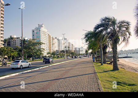 Beira Mar Norte Avenue, in der Hauptstadt von Florianópolis, Bundesstaat Santa Catarina - Brasilien Stockfoto