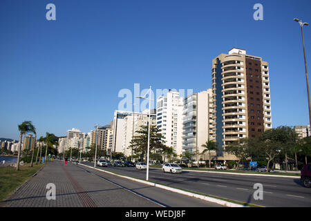 Beira Mar Norte Avenue, in der Hauptstadt von Florianópolis, Bundesstaat Santa Catarina - Brasilien Stockfoto