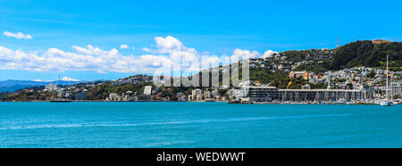 Wellington, Neuseeland wunderschöne Landschaft Stockfoto