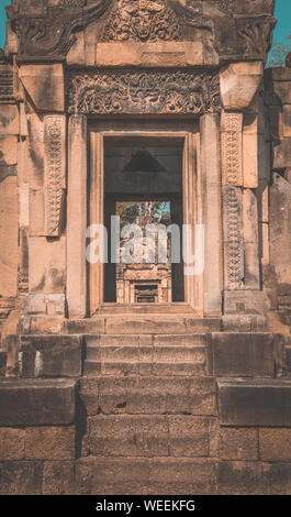 Phanom Rung Historical Park Luftaufnahme in Buriram, Thailand Stockfoto