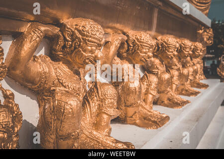 Ubon Thani Temple View in Ost Thailand Stockfoto