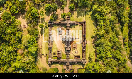 Phanom Rung Historical Park Luftaufnahme in Buriram, Thailand Stockfoto