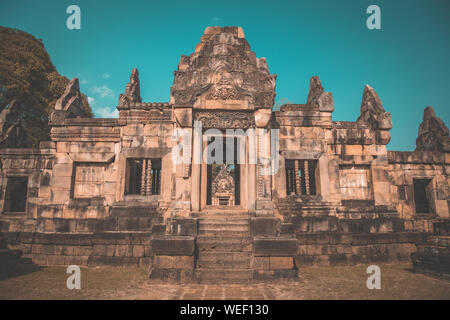 Phanom Rung Historical Park Luftaufnahme in Buriram, Thailand Stockfoto