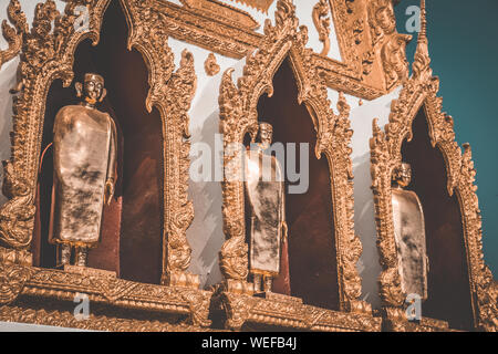 Ubon Thani Temple View in Ost Thailand Stockfoto