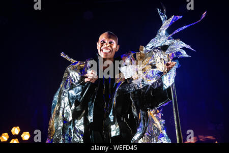 Skin von Skunk Anansie live im Brighton Dome am 26. August 2019 Stockfoto