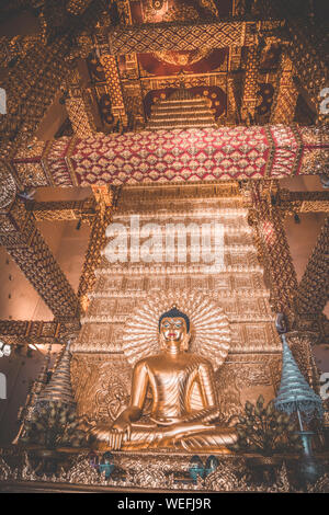 Ubon Thani Temple View in Ost Thailand Stockfoto