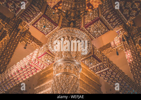 Ubon Thani Temple View in Ost Thailand Stockfoto