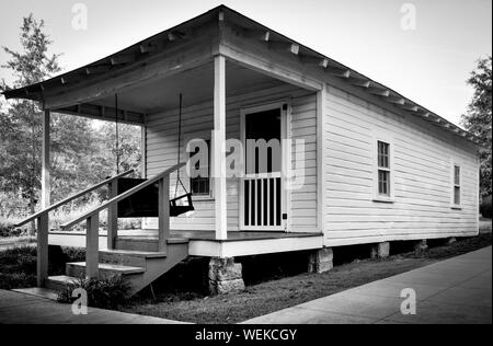 Der Geburtsort von Elvis Presley 1935 in Tupelo, MS, in einem Haus von seinem Vater auf dem Gelände der Elvis Presley Geburtshaus und Museum gebaut Stockfoto