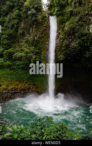 La Fortuna Wasserfall in Costa Rica Stockfoto